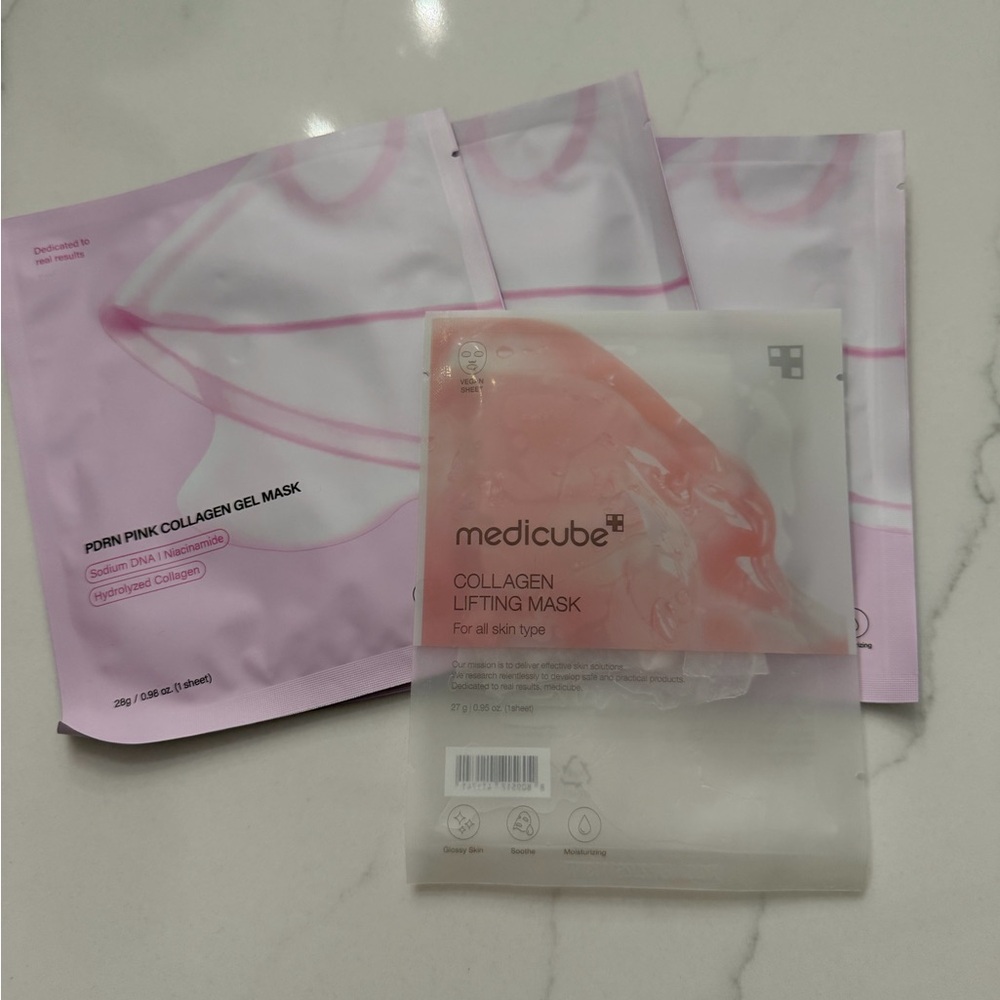 PDRN and Collagen sheet masks